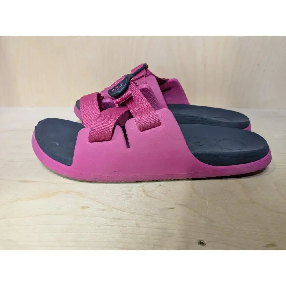 Chaco Chillos Kids Youth Girls Size 6 Sandals Slides Pink Performance Buckle